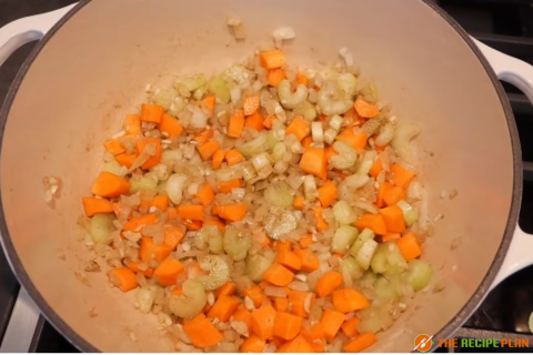 Step-03 Rotisserie Chicken Noodle Soup Recipe