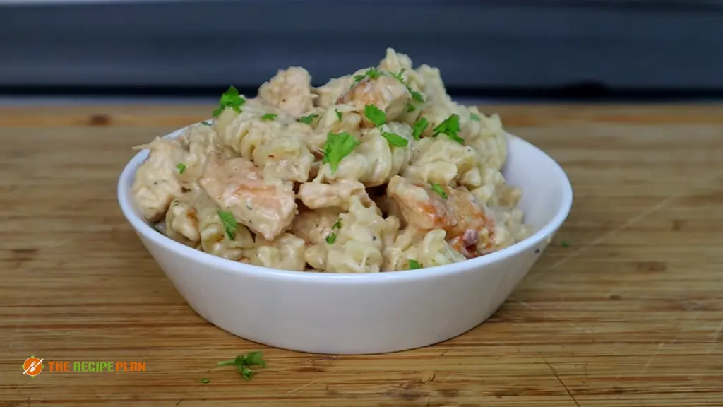 Dump and Bake Garlic Parmesan Chicken Pasta Recipe